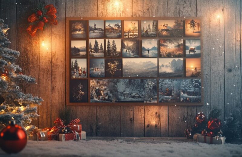 Un calendrier de l’avent photo pour attendre Noël de manière originale