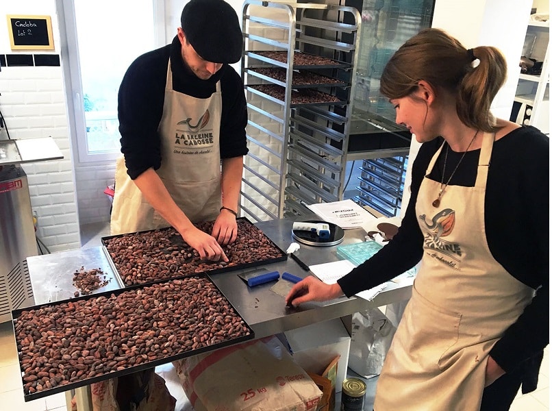 Processus de fabrication à la chocolaterie Marseille