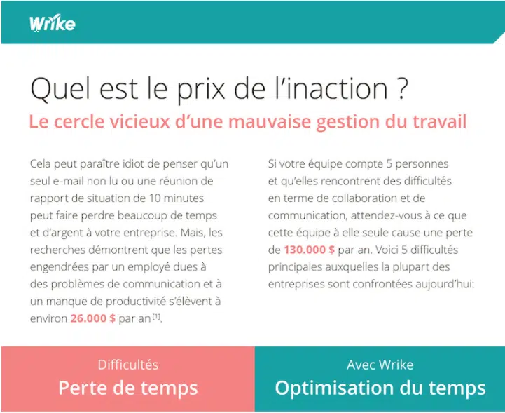 Ne rien faire pour améliorer la gestion du travail vous coûte cher