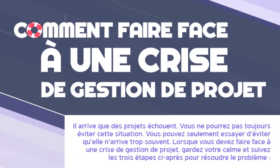 Comment faire face à une crise de gestion de projet