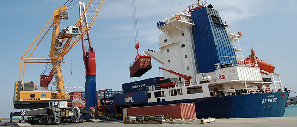 Service de manutention portuaire