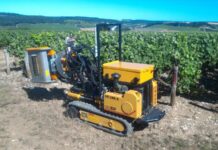 Un chenillard dans la viticulture : un choix intelligent