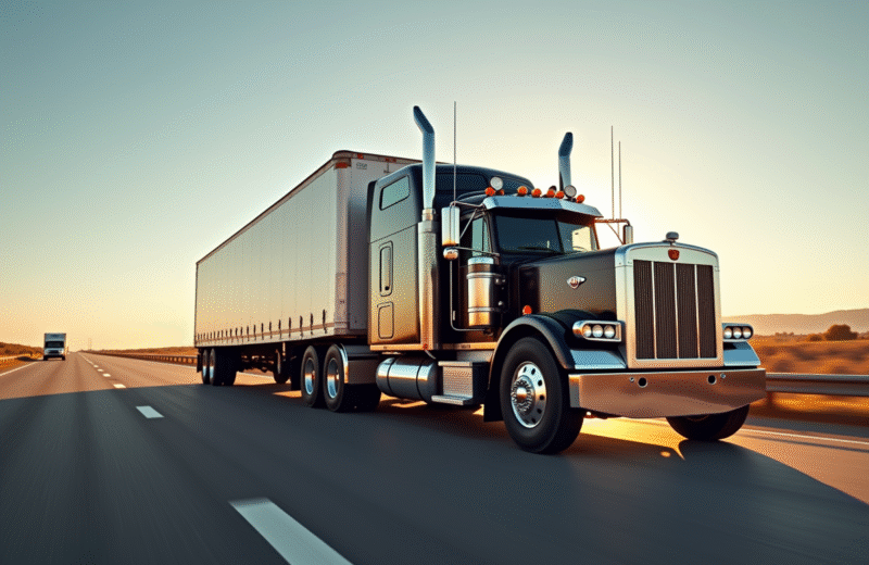 Camion de dépannage lourd en action sur l'autoroute avec un chauffeur professionnel