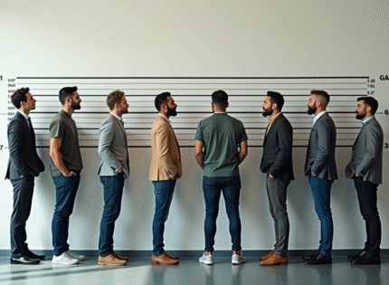 Êtes-vous plus grand que la moyenne des hommes en France ?