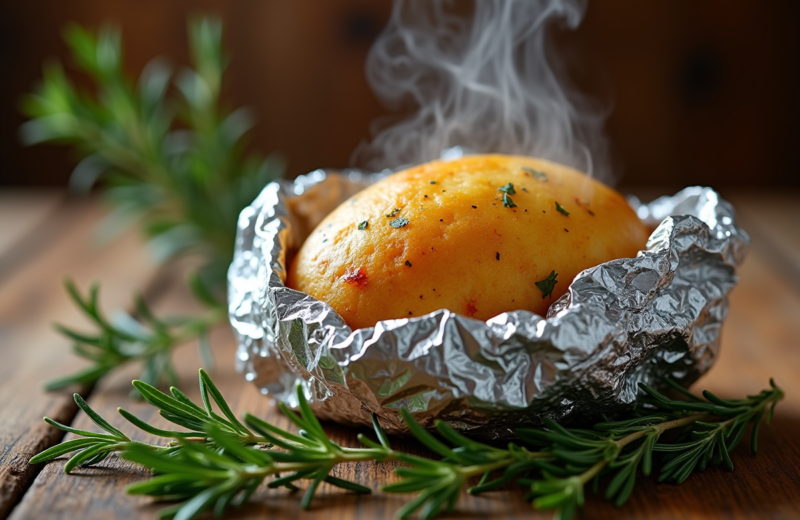 Pomme de terre au four en aluminium : comment empêcher le dessèchement ?