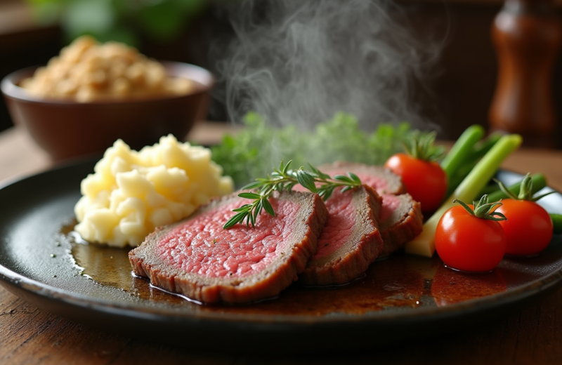 Langue de bœuf en cocotte-minute : voyage culinaire au cœur de la tradition