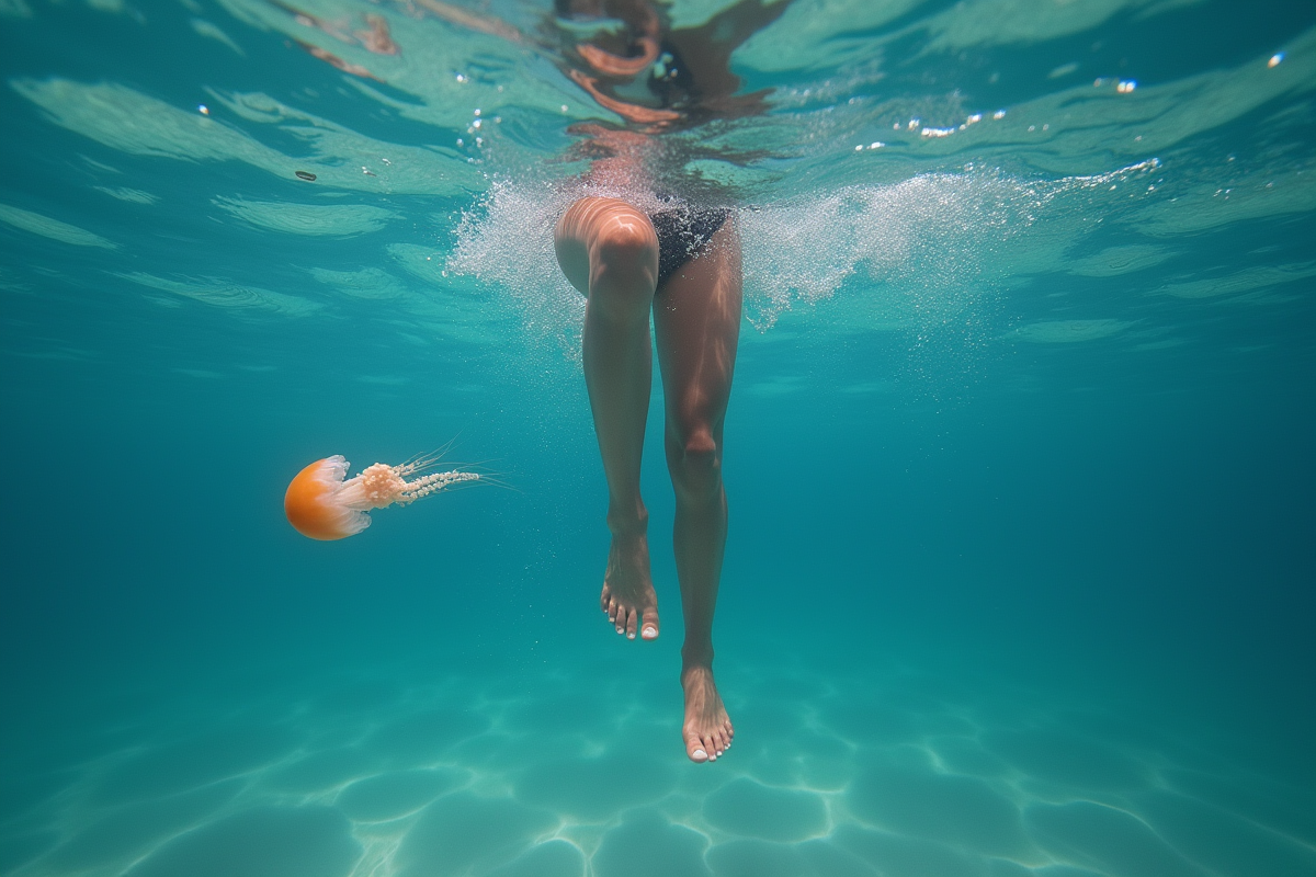 méduse plage