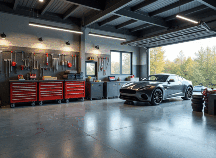 Les bénéfices du dallage en béton pour un garage