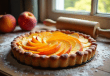 Tarte aux pêches toute simple : astuces pour une croûte croustillante