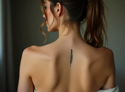 Tatouage discret pour femme sur le dos : symbolisme et signification