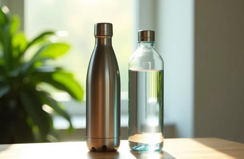 Comparatif : gourde en métal vs plastique, le duel des matières