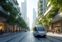 Transports dans la ville du futur en 2050 : comment se déplacer efficacement ?